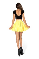 PVC Lemon Cheerleader Skirt