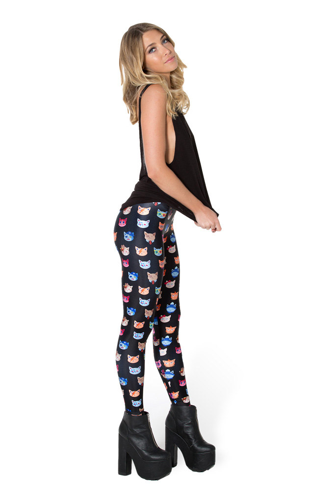 3-6 Years Old Meow Face Parinted Legging |Lovetti