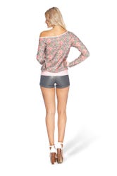 Pink Moon Off the Shoulder Sweater