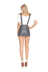 Route 66 Grey Short Overalls