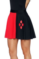 Harley Quinn Pocket Skater Skirt