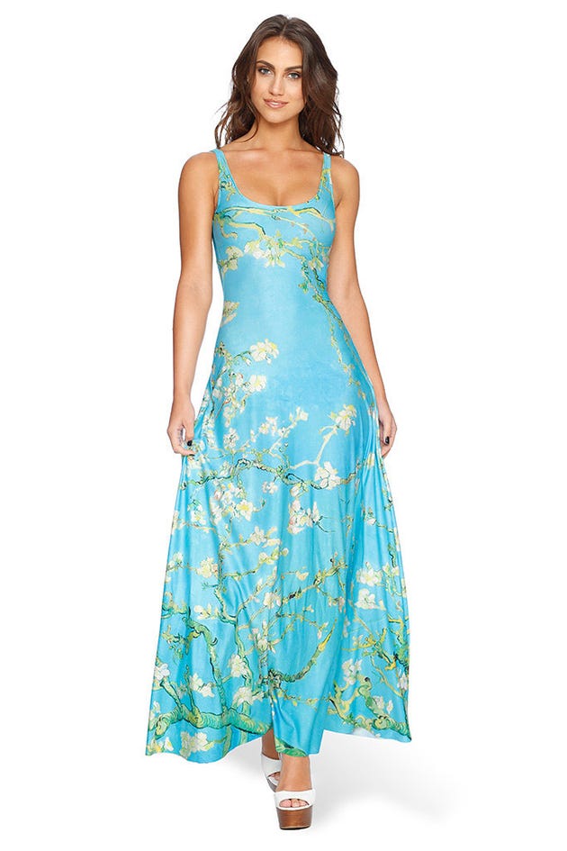 Almond Blossom Maxi Dress
