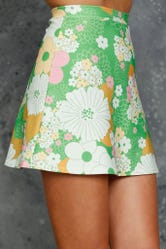 That 70s Print A-Line Skirt