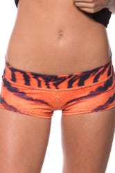 Tiger Stripes Short Shorts