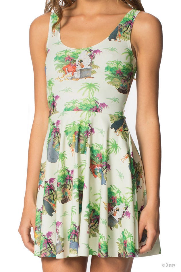 Welcome to the Jungle Book Reversible Skater Dress