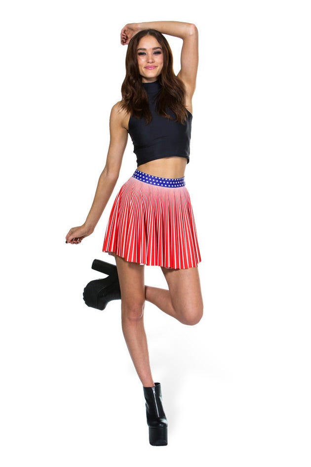 Star Spangled Cheerleader Skirt