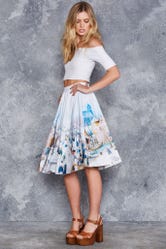 Winterscape Pocket Midi Skirt