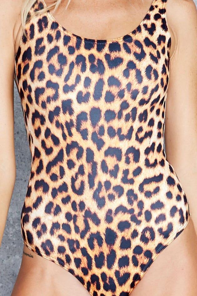 Claws Out Low Back Swimsuit