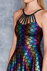 Mermaid Candy Strapped Up Playsuit