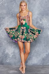 Mucha Amethyst vs Mucha Emerald Inside Out Dress