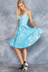Almond Blossom Pocket Midi Dress