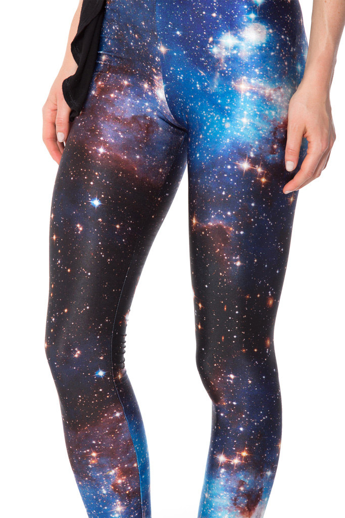 Blue Galaxy Leggings - POPRAGEOUS