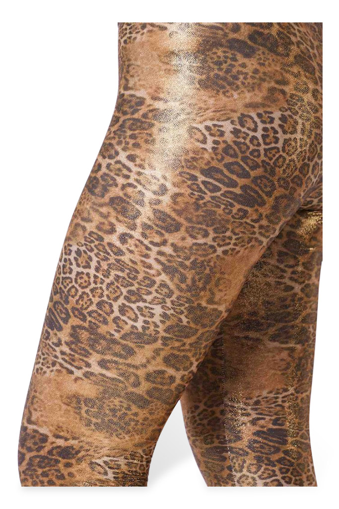 SPANX Leopard Print Black Leggings Size S (Petite) - 65% off | ThredUp