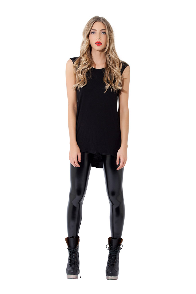 Leggings black clearance milk