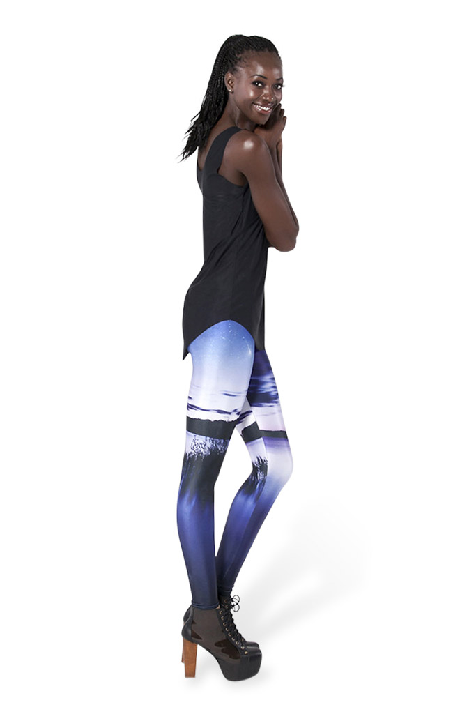 Galaxy Teal Leggings - Limited