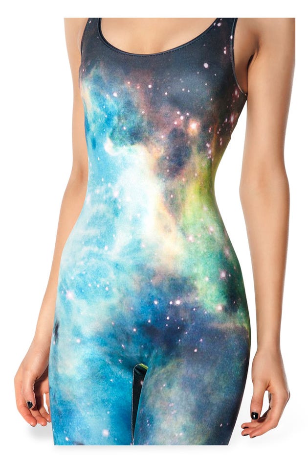 Galaxy Green Catsuit