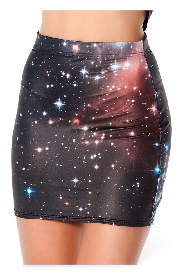 Galaxy Red Skirt