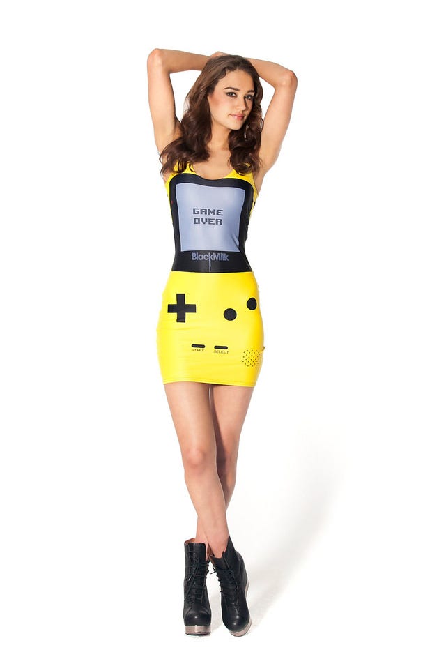 Gamer Yellow Dress