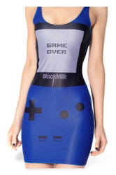 Gamer Blue Dress