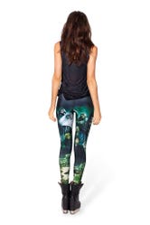 Lord Of The Rings Montage Green Leggings