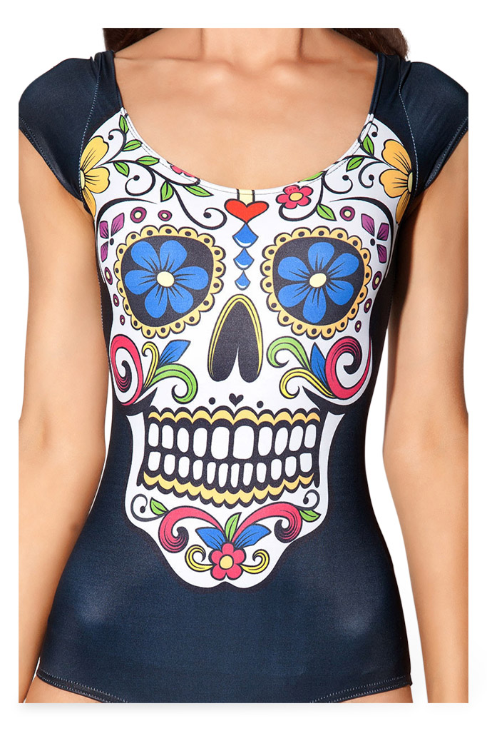 black milk skeleton bathing suit