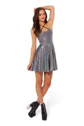 Shattered Crystal Reversible Straps Dress