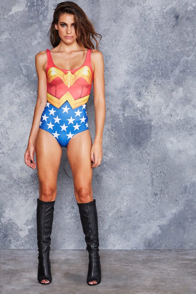 Wonder Woman Cape Suit