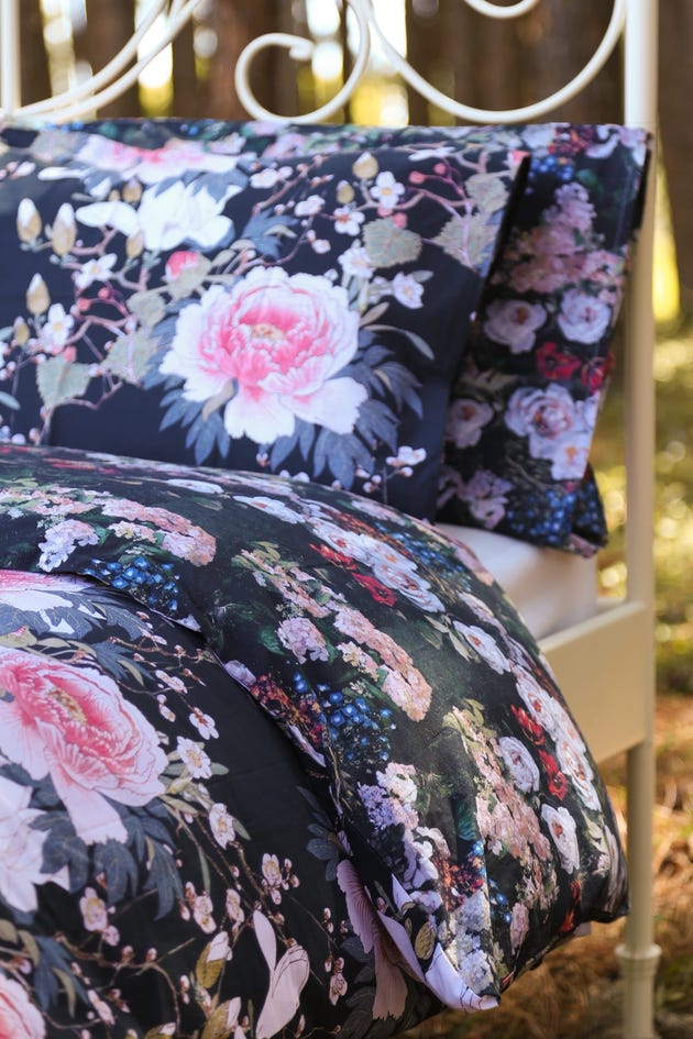 Koson Flowers Vs Take My Monet Queen Quilt Cover Set
