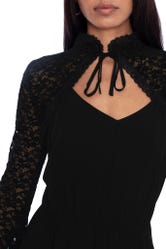 Nature Witch Velvet Lace Shrug