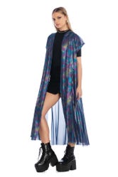 Ocean Gleam Sleeveless Wrap Robe