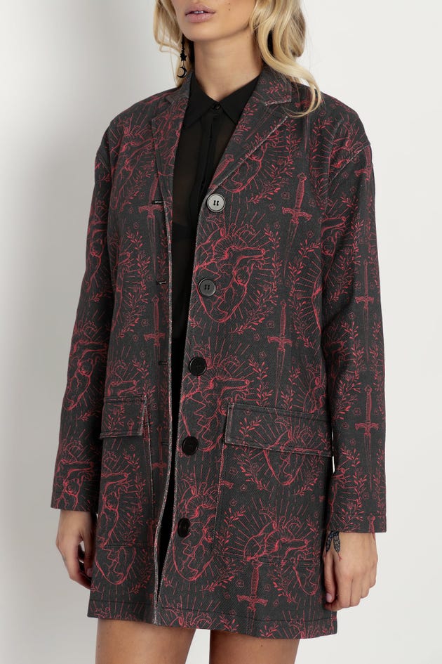 Like A Dagger To My Heart Duster Coat