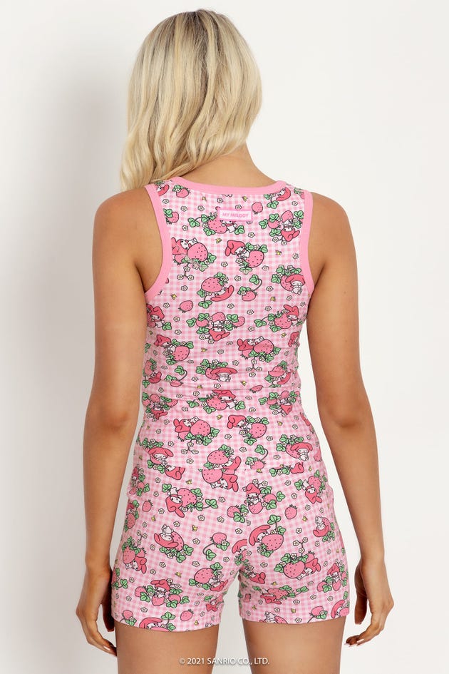 My Melody Strawberry Fields Cropped Comfy Tank - Limited