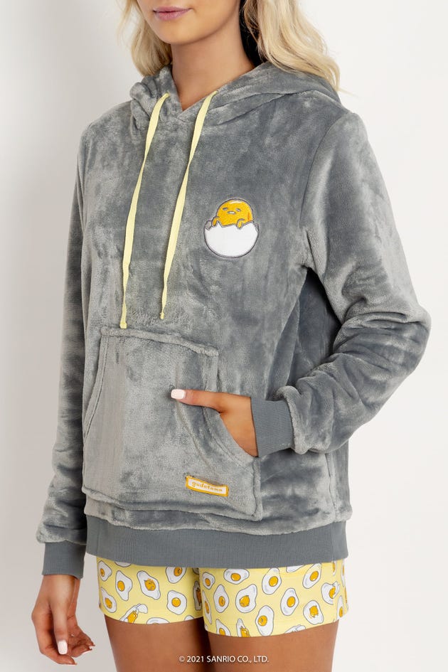 Gudetama Fluffy Hoodie