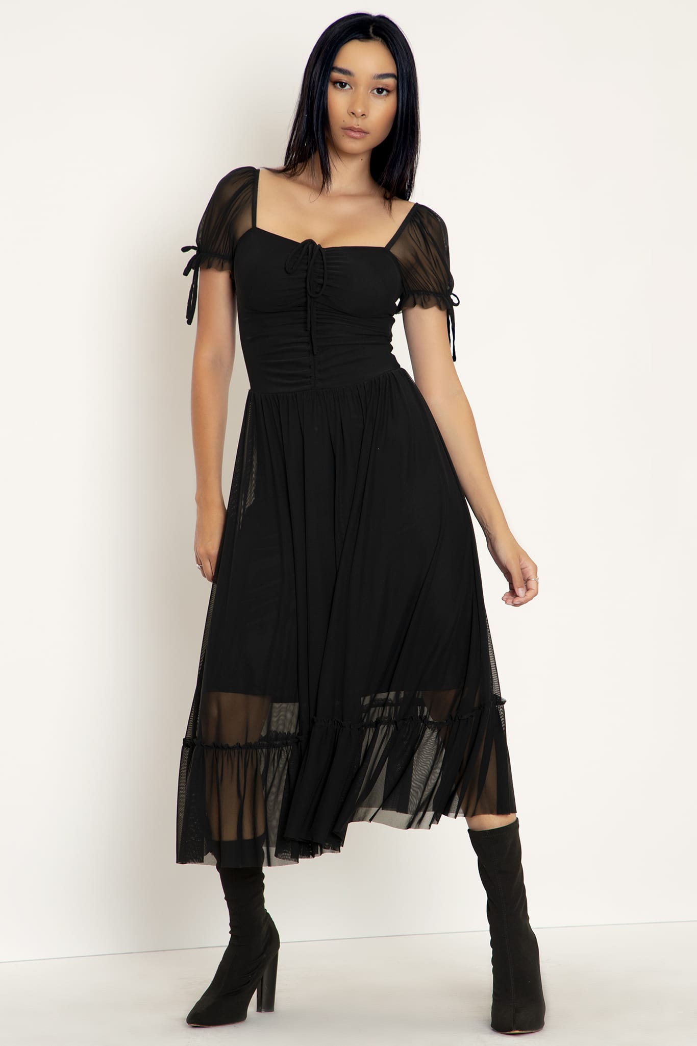 Black tea party on sale dress