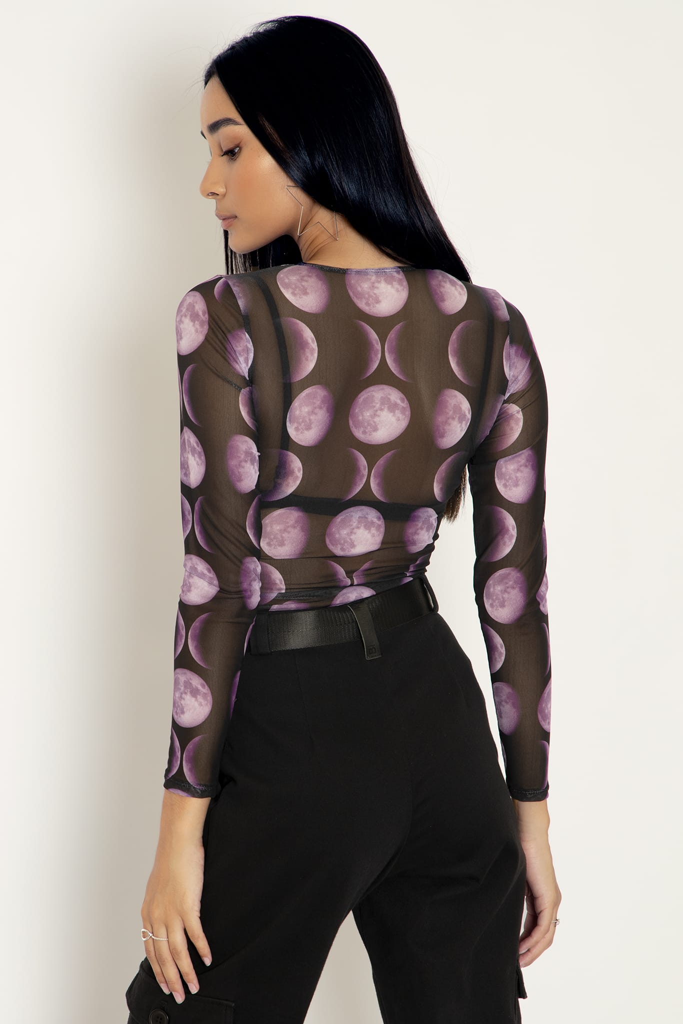 La Luna Sheer Long Sleeve Top - Limited