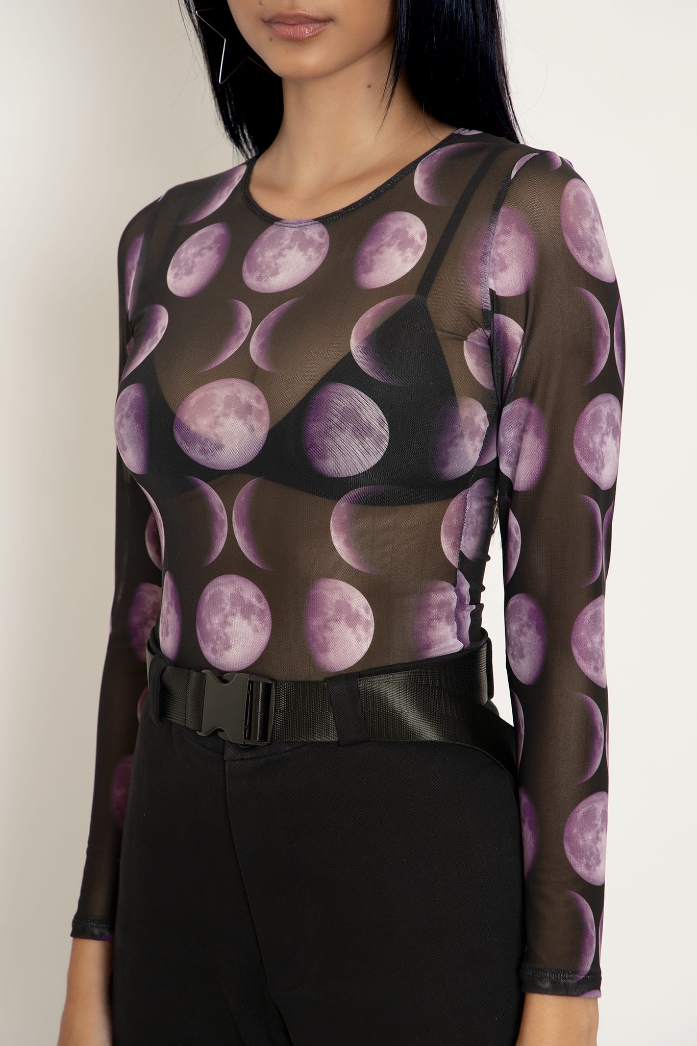 La Luna Sheer Long Sleeve Top - Limited