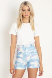 Head In The Clouds Bow Shorts