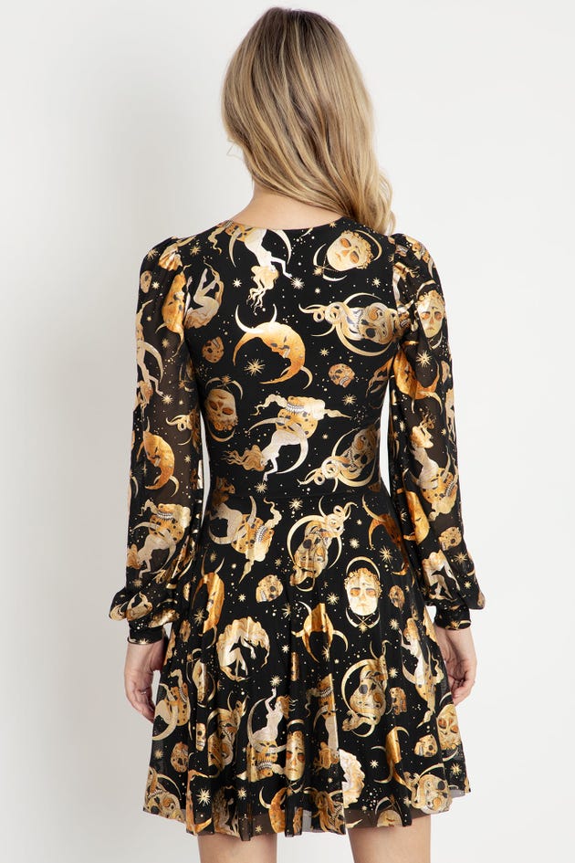 October's Moon Sheer Romance Dress