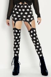 Punk Star Velvet HW Suspenders