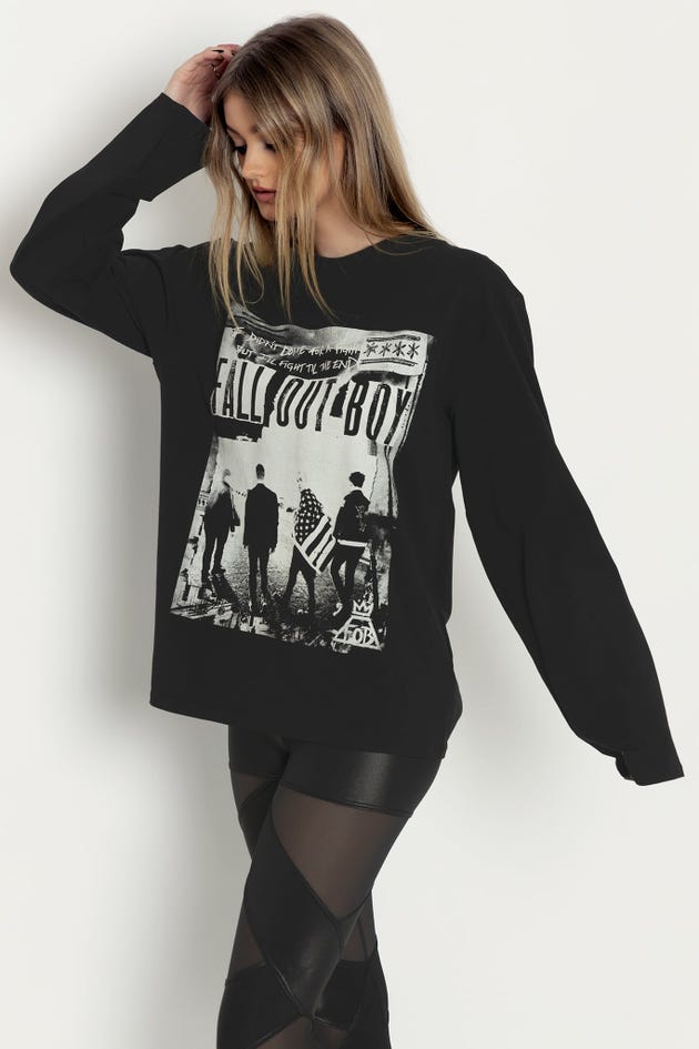 Fall Out Boy Oversized Long Sleeve BFT