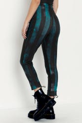 Decayed Stripes Blue Cuffed Pants