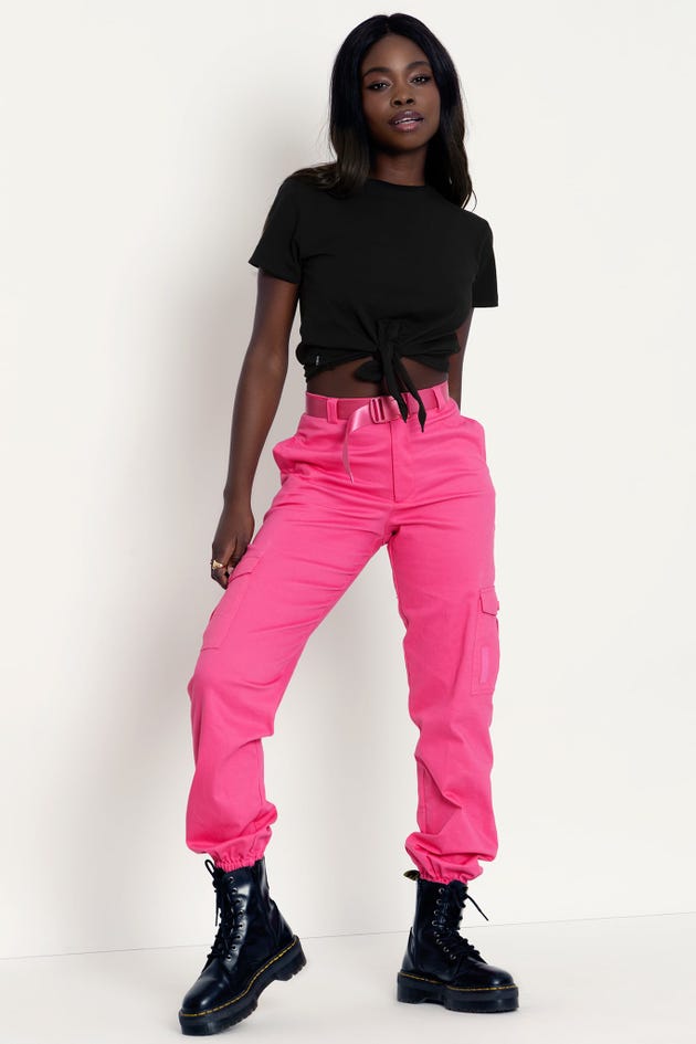 Pink Cargo Pants - Limited