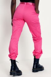 Hot Pink Cargo Pants
