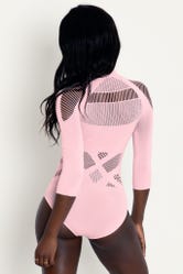 A-Sassy-Nation Pastel Pink Bodysuit