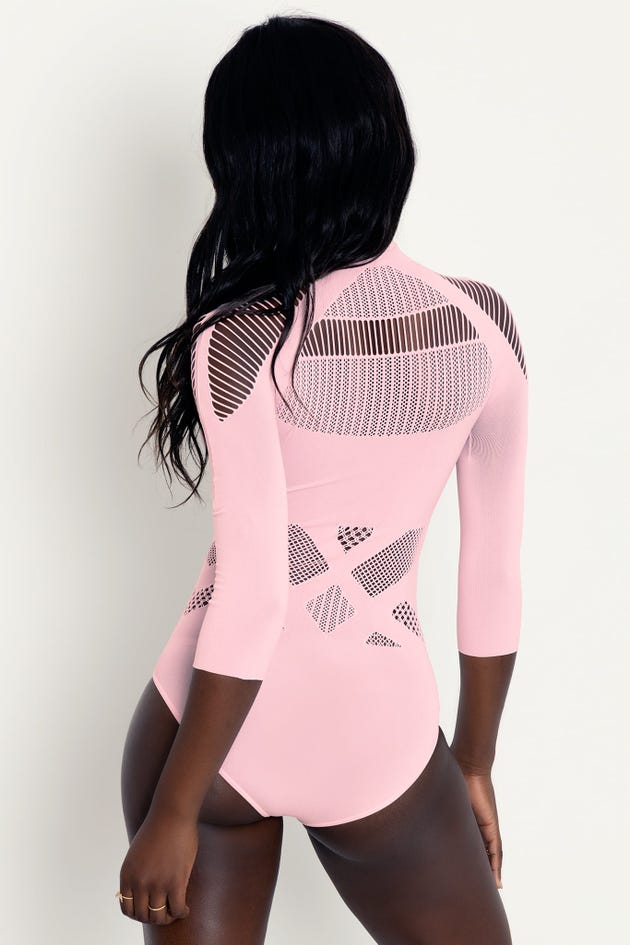 A-Sassy-Nation Pastel Pink Bodysuit