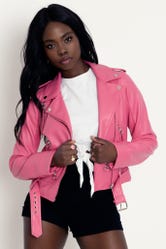 Pink Moto Jacket