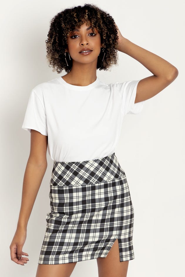Tartan Magpie Mini Skirt - Limited