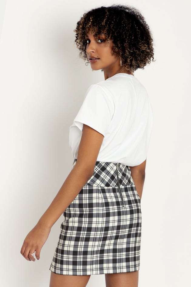 Tartan Magpie Mini Skirt