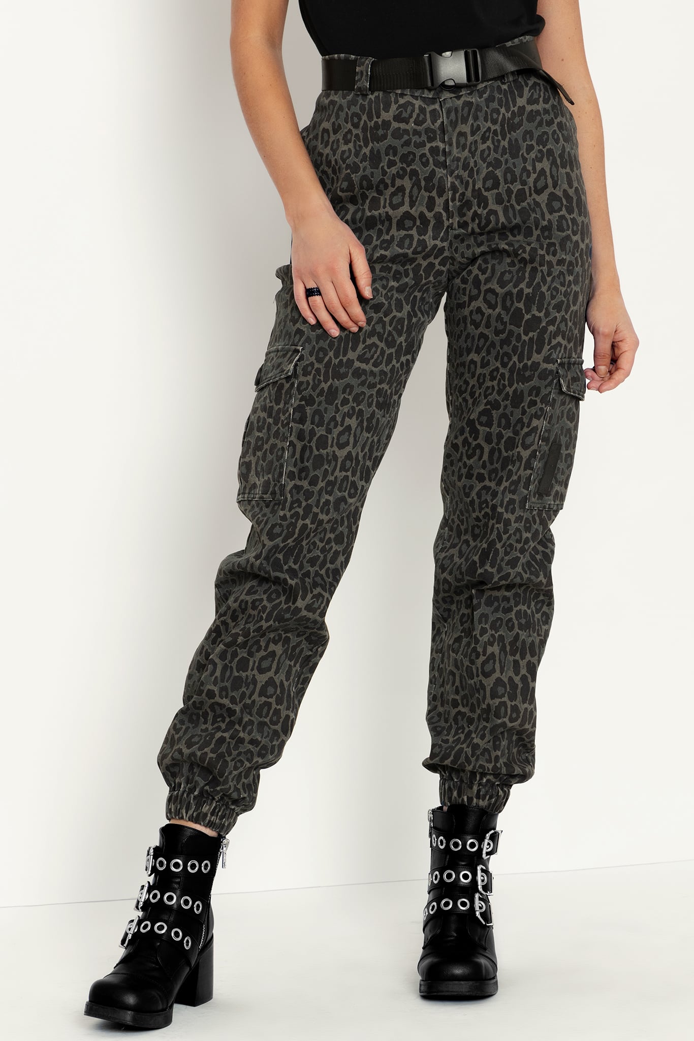 Jungle Leopard Cargo Pants - Limited