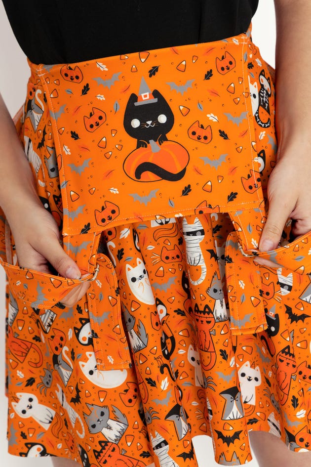 Scaredy Cats Apron Dress